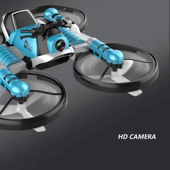 NAUJAS Drone Su Kamera 2.4 G Nuotolinio Valdymo Sraigtasparnis Deformacijos Motociklų Veidrodėliai Keturias ašis Orlaivių Rc Quadcopter Žaislas Vaikas