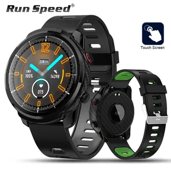 NAUJAS L3 Visą touch Smart Watch Vyrų, Moterų Sporto Fitness Tracker Širdies ritmo Monitorius Kelis Sporto Režimas Smartwatch 