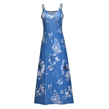 NEDEINS Moterų Elegantiškas Boho Suknelė Plius Dydis Gėlių Atostogų Ilga Suknelė 2020 Metų Vasaros Paplūdimio Sundress Mados Maxi Suknelė