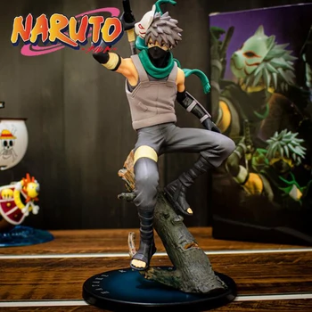 Naruto Hatake Kakashi Statula PVC Veiksmų Skaičius, Anime Naruto Shippuden Kakashi PERLAS Statulėlės, Kolekcines, Modelis Žaislas