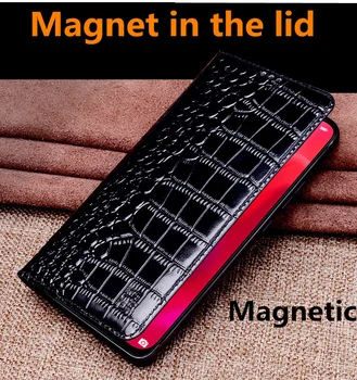 Natūralios Odos Magnetinis Dėklas Padengti Umidigi Bison/Umidigi A9 Pro/Umidigi A7/Umidigi A7 Pro Telefono Dėklas Atramą Funda