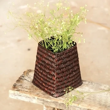 Naujas 5 Stiliaus Seagrass Gėlių Vaza, Vazonas Krepšelį Šiaudų Pintais Augalų Laikymo Puodą Sodas Sodinamoji Namų Rankų Darbo Krepšelis Dropship
