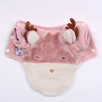 Naujas Pet Hoodie Šuo Megztinis Reindeerd Dizaino Katės Mažylių Kailio Striukė Rudens/Žiemos Drabužių Apperal