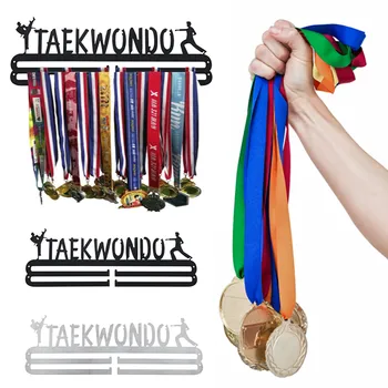 Nerūdijančio Plieno Medalis Pakaba Ekrano Stovas Prie Sienos Tvirtinamas Ekranas Taekwondo Medalis Pakaba Laikiklio Stovas Sporto Papuošalai Dovana