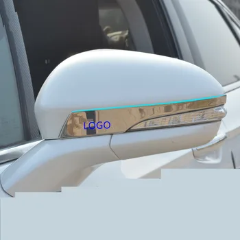 Nerūdijančio Plieno galinio vaizdo Veidrodis Puošia Lipdiniai Padengti Ford Mondeo 2013 14 15 16 17 18 2019 ACA057