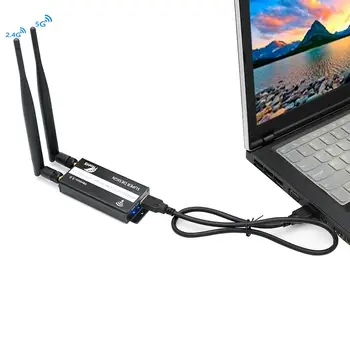 Nešiojamų NGFF M. 2 USB 3.0 Adapteris Keitiklis Antena su SIM Kortelės Lizdas WWAN/LTE/4G Modulis