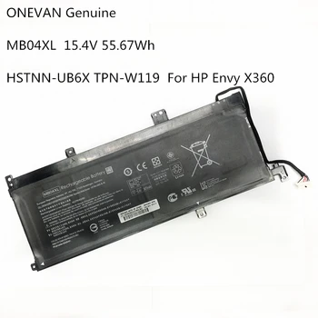 ONEVAN Originali MB04XL HSTNN-UB6X TPN-W119 Laptopo Baterija HP Envy X360 Serijos 15-AQ103NO 15-AR000ND 15-AQ002NX 15.4 V 55.67 Wh