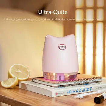 ORICO 270ML USB Ultragarsinis Oro Drėkintuvas Mielas Aromato eterinis Aliejus Difuzoriaus šalto Rūko kūrėjas, Home Office su LED Lempos Naktį