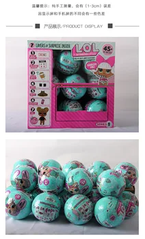 Originali LOL STAIGMENA lėlės Originalus lols lėlės nuostabai kamuolys funkciją, veiklos, žaislų, atsitiktinis stilių 1pcs pristatymo žaislai vaikams