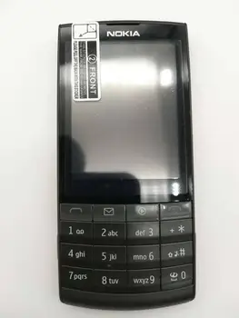 Originalus Nokia X3-02 3G Mobilųjį Telefoną, 5.0 MP su rusų Klaviatūra, 5 Spalvų Sandėlyje restauruotas