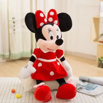 Originalus Originali Disney Mickey Mouse Lėlės, Pliušiniai Žaislai Minnie Mouse Lėlės 30cm/40cm/50cm Kimštiniai Žaislai Vaikams Gimtadienio Dovanos