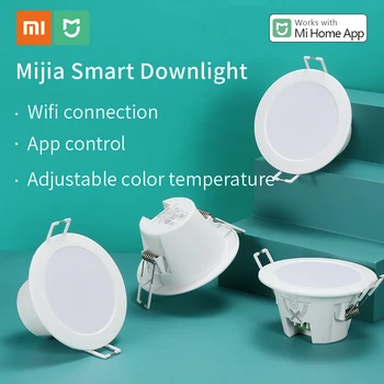 PHILIPS smart LED downlight naktį Reguliuojamas šviesos Spalva Lubų Lempa Wifi versija veikia su Xiaomi Mi home App Nuotolinio Valdymo