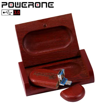 POWERONE 2 in 1 OTG USB 3.0 Flash Drive, pen drive 64GB 32GB 16 GB 4 GB Talpos U Disko USB Pen Drive Smart Phone Memory Stick