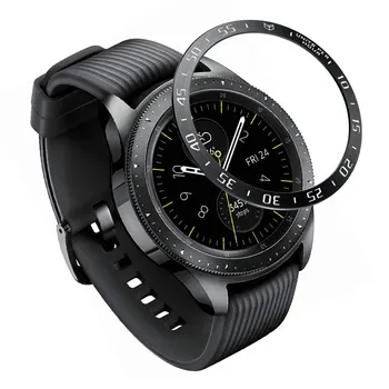 Pakeitimo Smart Watch Priedai Samsung Galaxy Žiūrėti 42MM Bezel Žiedas Klijais Padengti Anti Nulio Metalo Apsaugos atveju