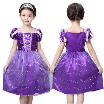 Pasakos Mados Mergaičių Naujas Princess Šalis Kostiumas Suknelė Cosplay Suknelė 3-10Y