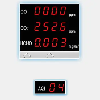 Patalpų vidaus Oro Kokybei Stebėti CO/HCHO/TVOC Tester CO2 Metrų Dujų Analizatoriaus L4MF