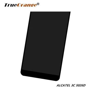 Patikrintas Alcatel 3C OT5026 5026 5026A 5026D LCD Ekranas su Jutikliniu Ekranu, skaitmeninis keitiklis mazgas, Alcate 5026 lcd+Įrankiai