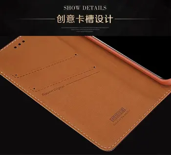 Prabangus Originalus Prekių Natūralios Odos Flip Unikalus Magnetas Dizaino Stand Case Cover For Samsung Galaxy S7 Krašto S8 S9 S10 Plius