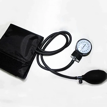Rankinis kraujo spaudimo monitorius arm tipo kraujo spaudimo prietaisas aneroid sphygmomanometer + laikymo maišelis