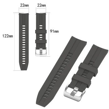 Riešo dirželio pakeitimo Umidigi Urun smart watch priedai silikono minkštos apyrankės už Umidigi Uwatch 2S apyrankę kilpos