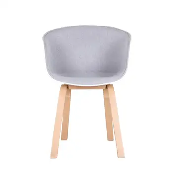 Rinkinys 2/4 audinio valgomojo kėdės, retro-suprojektuoti foteliai, aukštos kokybės kaustytomis geležies imitacija medinėmis kojomis，suite home
