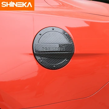 SHINEKA ABS Automobilio Eksterjero Degalų Bako Dangtelio Apdaila Padengti Apdailos Lipdukai Reikmenys Ford Mustang+ Automobilio Stiliaus