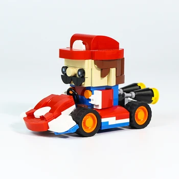 SS Mini Anime duomenys Blokai Žaislai Pergalę Kart Automobilių Aukcionų Duomenys Modelis Plytos vaikų Žaislai Vaikams Dovanų