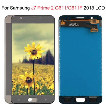 Samsung Galaxy J7 Prime 2 2018 SM-G611 G611F G611M LCD Ekranas Jutiklinis Ekranas skaitmeninis keitiklis Asamblėjos Pakeitimo Testuotas