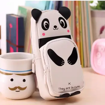 Saugojimo Krepšys 3D Panda Mielas Pieštukų Dėžutė Pencilcase Studentų mokyklinės prekės, Kanceliarinės prekės Vaikams Konteinerių 18MAR19