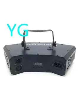 Scan RGB Lazeris/DMX LED Skenavimo Scenos Šviesos /DJ Apšvietimo Spalvinga 6 Objektyvo Scanner/Lazerinis Projektorius/Disco Šviesos Efektas Sektoriaus Lazeriu