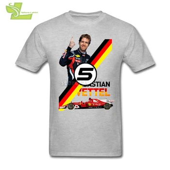 Sebastian Vettel Vairuotojo Marškinėliai Vyrams Suaugusiųjų Apvalios Kaklo trumpomis Rankovėmis Marškinėliai, Crazy vyriški Medvilniniai vyriški Marškinėliai