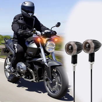 Signalinis Žibintas LED Stabdžių žibintai Motociklo Kulka Posūkio Signalai, Signalo Indikatorius Apšvietimas Tekančio Vandens Indikatorių Šviesos Universalios