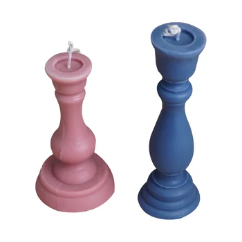 Silikono Žvakių, Molio Pelėsių Retro Europos Stiliaus Žvakidė Silikono Formos Amatų Liejimo Formų Aromaterapija Žvakės Gipso Formų