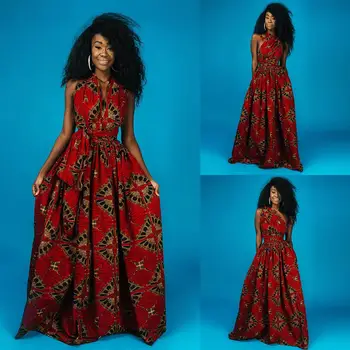 Siskakia Afrikos Suknelės Moterims, Mada, PASIDARYK pats Tvarstis Skaitmeninio spausdinimo nereguliarus Didelio dydžio dėvėti kelis Ritininės naktinis klubas Suknelė Afrika