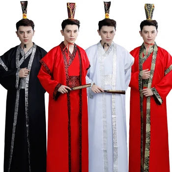 Suaugusiųjų Hanfu Kostiumas Kinijos Dinastijos Kostiumas Han/Tango/Song Dinastija Drabužius Vyrams Kinijos Liaudies Šokio Spektaklis Drabužių DQL1865