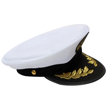 Suaugusiųjų Jachta Valtis Kapitonas Skrybėlę Karinio Jūrų Laivyno Bžūp Laivo Jūreivis Kostiumas Šalis Išgalvotas Suknelė Juoda+Balta