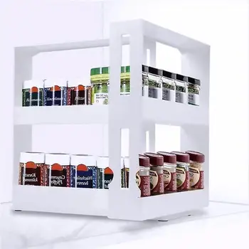 Subtilus Spice Rack Multi-Funkcija Maisto Produktų Laikymo Dėžutė Patogu Ir Praktiška Buitinių Įrankių, Virtuvės, Vonios Kambario Organizatorius
