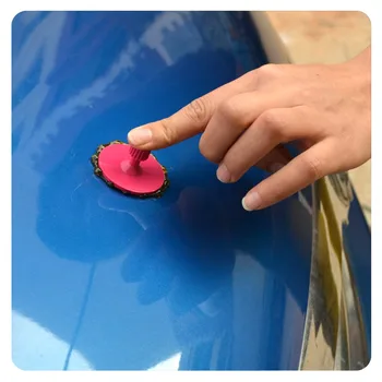 Super LDR Įrankiai, 10 Vnt Rožių Plastiko Klijai Skirtukai + Gumos Kastuvas Šalinimo Nustatyti Automobilių Paintless Remonto LDR Dent Pullers Rankinių Įrankių Rinkiniai