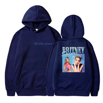 Superžvaigždė Britney Spears Hoodie Vyrai Moterys Medvilnės Juoda Atsitiktinis Sportinę Hoodies Žiemos Megztinis Prekės Ženklo Drabužių Populiarus Stilius