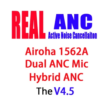 TWS laisvų Rankų įranga ANC 35dB PRO 1:1 Airoha AB1562A Nekilnojamojo Belaidžių Ausinių Mobiliųjų Telefonų Music in-Ear Ausinės Bass garsas