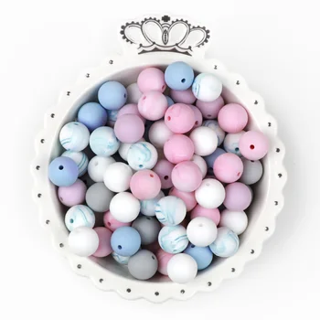 TYRY.HU Pearl 15mm Silikono Granulių Kramtyti Kūdikių Maisto Klasės Teether Žaislas, Skirtas 