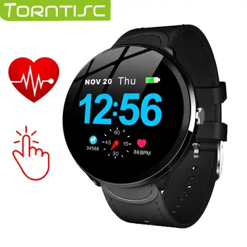 Torntisc 1.3 Jutiklinis Ekranas Smart Watch Vyrų, Moterų Širdies ritmo Monitorius 