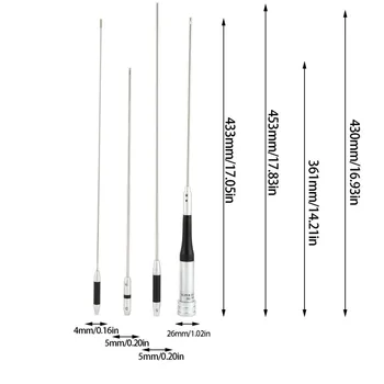 U/V Dualband antenos DIAMOND SG7900 Mobiliojo ryšio Antenos 144/430Mhz SG-7900 Aukštos dBi įgyti automobilio radijo antenos Stiprus Signalas Base antenna