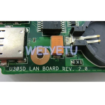 U30SD LAN VALDYBOS USB Boaed Ethernet Valdybos Power Board REV2.0 ASUS U30SD U30S U30 Nešiojamas plokštė