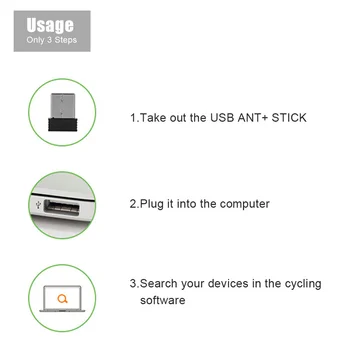 USB ANT+ Imtuvas, Dviračių ANT+ Blue-tooth Dual-Mode Greitis Cadence Jutiklis Dviračių Platforma Wahoo dviračių Garmin Forerunner