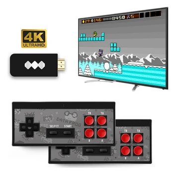 USB Wireless Handheld TV Vaizdo Žaidimų Konsolės Statyti 600 Klasikinis Žaidimas 4K Mini Vaizdo Konsolės Paramos HDMI Išėjimas