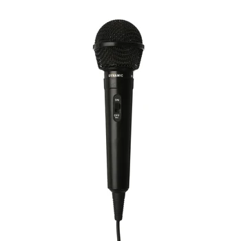 Universalus 3,5 mm Laidinis Mikrofonas Pelninga Viešojo Siųstuvas KTV Karaoke Įrašymo Juoda, Sidabro