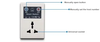 Universalus!! SC1-GSM 110V-220V UK/AU/ES Prijunkite Telefoną Telefonas PDA GSM RC Nuotolinio valdiklio Maitinimo Lizdas Smart Switch