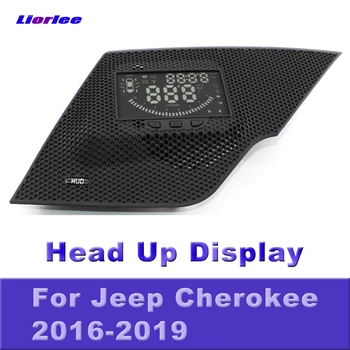 Už Jeep Cherokee 2016 2017 2018 2019 Automobilių Elektronikos Priedai HUD Head Up Display Saugaus Vairavimo Ekrano OBD Projektorius