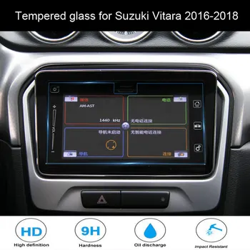 Už Maruti Suzuki Ignis 2016-2018 Automobilių stilius Navigacijos Grūdintas Stiklas Screen Protector Plieno Portective Auto Priedai